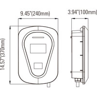 wall ac charging pile detail